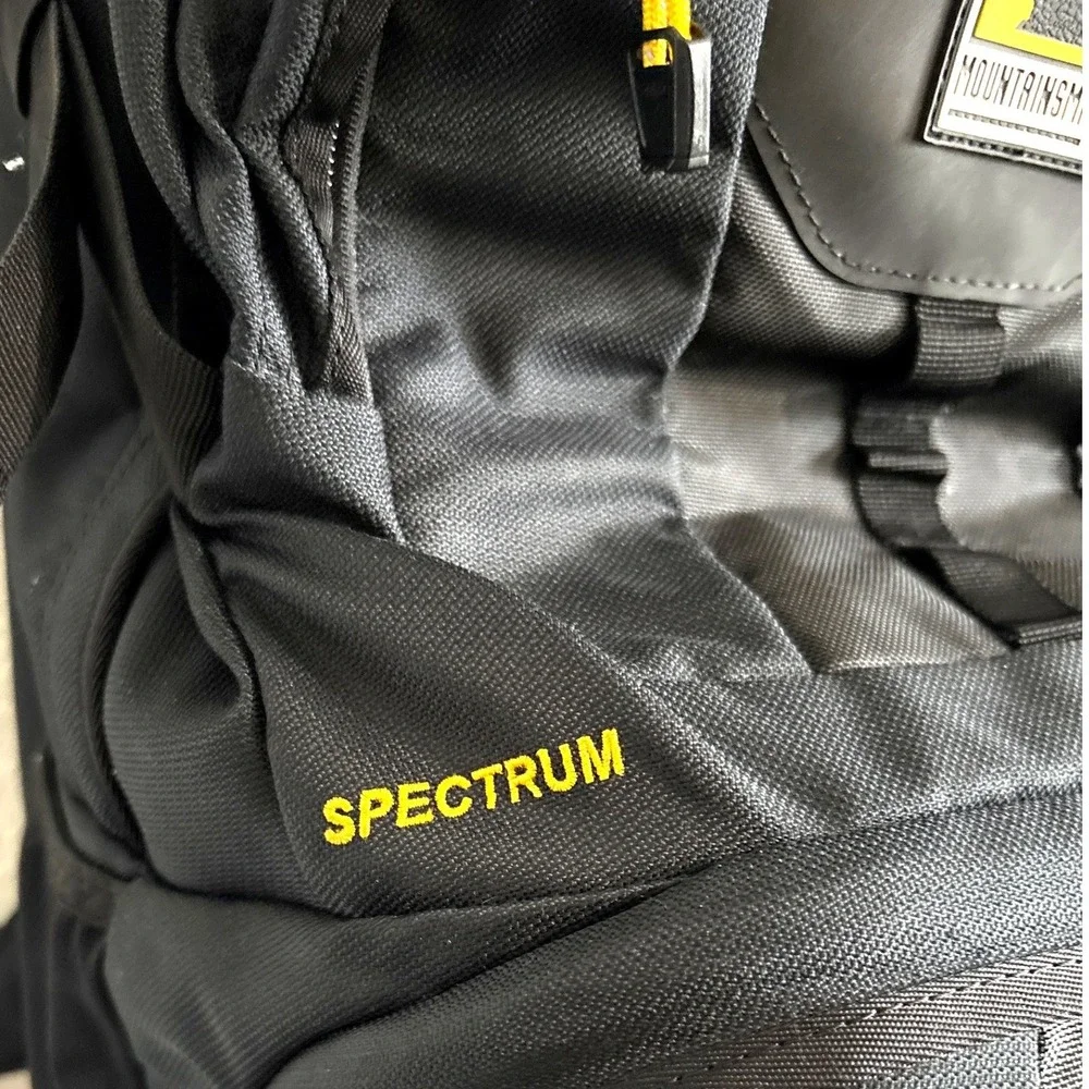 Mountainsmith Spectrum Camera Backpack Black Yellow Padded DSLR Laptop Bag
